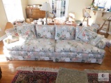 CLyde Pearson Long 8' Floral Print Couch