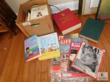 Lot of Books & Life Magazines