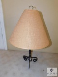 Wrought Iron Base Table Desk Lamp