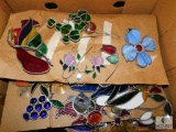 Lot of Various Stained Glass Suncatchers