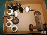 Lot Vintage Door Knobs and Keyhole
