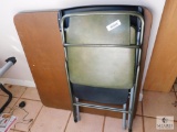 Lot of 2 Folding Card Tables & 2 Folding Chairs