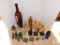 Lot of Vintage Bottles & Glasses, Insulators, Secrets Tins, +