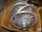 Lot of 4 Ford Wire Style Hubcaps