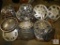 Large Lot of Hubcaps Various Styles