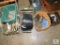 Lot of Various Items Small Grocery Buggy full of Tools Stereos & Parts