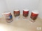Lot of 4 Collectible Budweiser Holiday Beer Steins