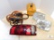 Lot of Sealed Beam Headlights & Jumper Cables & Tail Light