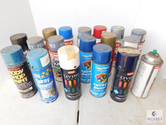 Lot of Various Spray Paints