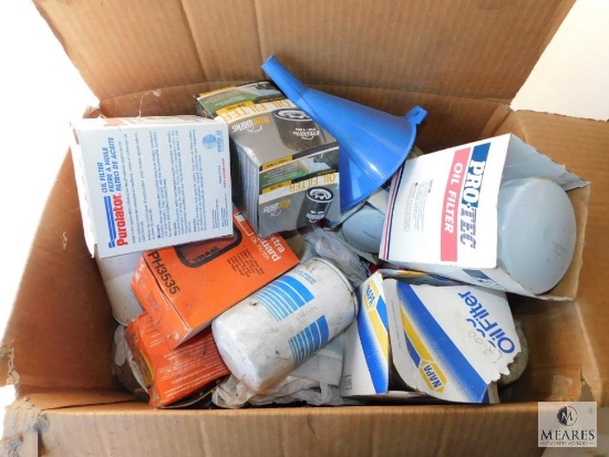 Lot of Various Oil Filters Purolator Fram Napa +