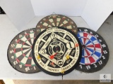 Lot of 4 Cork Dartboards