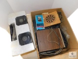 Lot of New Sparkomatic Stereo & Speaker Set & 8-Track Player