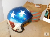 Stars & Stripes Reproduction Motorcycle Helmet