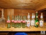 Shelf Lot of Vintage Coca-Cola & Pepsi Bottles (Richard Petty)