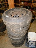 Stack of 6 Various Tires - Good Tread