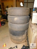 Stack of 6 Various Tires - Good Tread