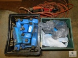 Lot of Motor Oil & Extension Cord & Hydraulic Jack