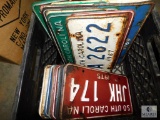 Large Lot of Vintage License Plates