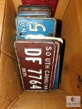 Large Lot of Vintage License Plates