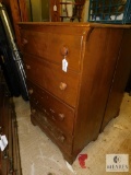 4 Drawer Wood Chest of Drawers