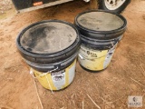 Lot of 2 Buckets of Black Jack Driveway Sealer