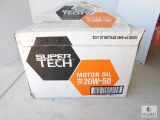 New Case Super Tech 20W-50 Motor Oil 12 - 1 Quart Containers