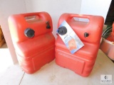 Lot of 2 Gas Cans for a Boat