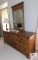 Drexel Furniture Wood Dresser with Mirror