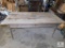 Old 1890 Signed Farmhouse Wood Table