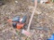 Homelite Gas Powered Chainsaw for Parts & Wood Handle Axe