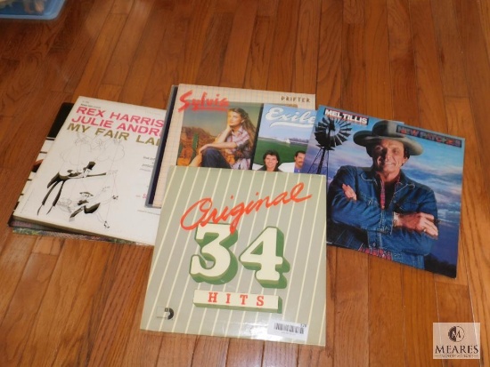 Lot of Various Records LP's Exile Linda Ronstadt Mel Tillis Carpenters+