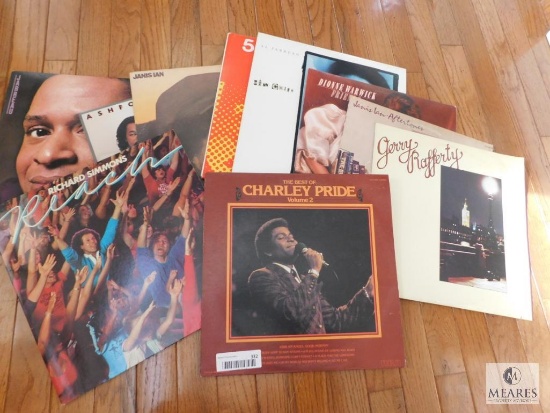 Lot of Various Records LP's Charley Pride Dionne Warwick Jerry Rafferty +