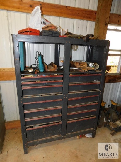 Craftsman Tool Cabinet with Lot of Tools
