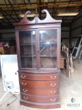 French Provincial Buffet China Cabinet