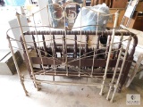 Lot Vintage Bed Frames Metal & Wood Full & Single