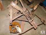 Large Metal Tractor Implement Piece