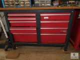 Craftsman Toolbox 9 Drawer Chest with Vise & Lot of TOOLS