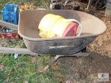 True Temper Metal Wheelbarrow