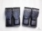 Lot 2 New Leather Double Mag Pouches for Single Stack Mags like Colt 1911