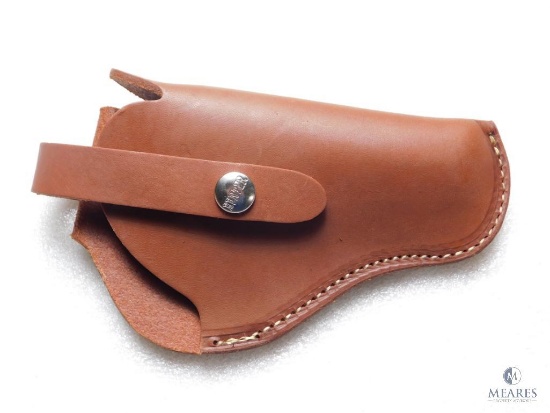 Leather holster fits 2-3" double action revolvers