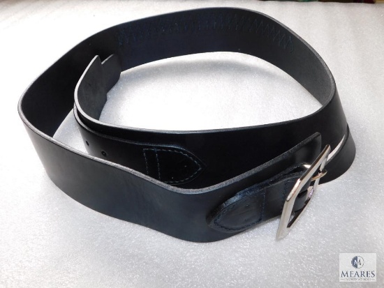 Hunter 152 LH Extra Large .22 Caliber Black Leather Cartridge Belt fits 38"-46" Waist