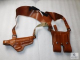 New Leather shoulder holster fits Beretta 92,96 and Taurus PT92 and similar