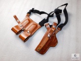 New Leather Shoulder Holster with Mag Pouch fits Sig Sauer P220 P226 & Similar
