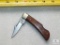 Vintage Case 1981 Collectible Knife XX Tricon Wood Handle