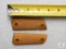 1911 Officer's Size Checkered Wood Grips fits Colt Kimber Ruger +