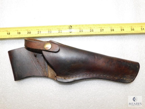 Vintage Canadian Leather Holster fits 5-6.5" Double Action Revolvers
