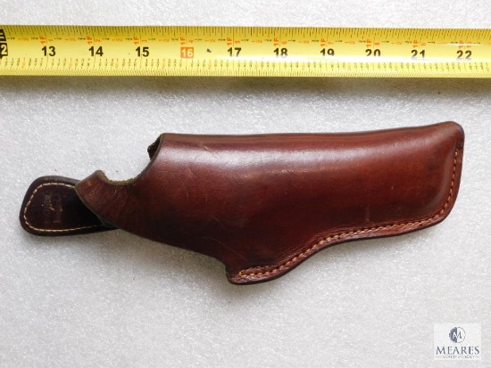 Vintage Long Tab Snap Holster fits 4" Revolvers Small Semi Autos
