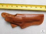 Snap Top Leather Holster by Radar of Italy fits Small Revolvers 4