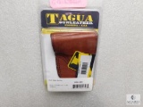 New Tagua Belt Slide Leather Brown Holster Left Hand Ruger LC9