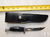 Vintage Buck Knife 118 & Leather Sheath Marked Buck 118